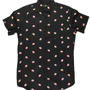 Donut Short Sleeve Button Down Shirt